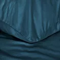 Pościel 220x200 cm bawełniana gładka kolor granatowy NOVA 3