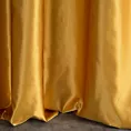 Zasłona szyta na taśmie 5 cm AMAYA musztardowa z jednokolorowej gładkiej tkaniny