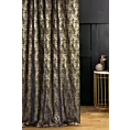 Tkanina zasłonowa szenilowa z marmurkowym wzorem podkreślonym złotą nicią z kolekcji Pierre Cardin