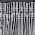 Zasłona srebrna z miękkiego welwetu 140x250 cm taśma - SUZANA