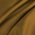 Zasłona szyta na taśmie 5 cm musztardowa z gładkiej zaciemniającej tkaniny typu dimout
