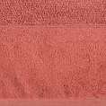Ręcznik kąpielowy 50x90 cm bawełniany kolor marsala z bordiurą z weluru 500 g/m2 LUCY