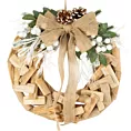 Wianek świąteczny dekoracyjny w stylu boho
