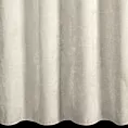 Zasłona jasnobeżowa o szenilowej strukturze 140x250 cm przelotka - NESKA