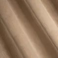 Zasłona ciemnobeżowa z matowego welwetu 140x270 cm taśma - MELANIE
