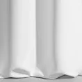 Zasłona biała zaciemniająca gładka półmatowa 135x250 cm przelotka - LOGAN