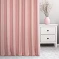 Zasłona szyta na taśmie 5 cm DORA - HIT pudrowa z miękkiej tkaniny o welurowej strukturze