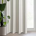 Zasłona kremowa z błyszczącą nicią z tkaniny zaciemniającej 140x250 cm przelotka SELINA