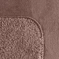 Koc 170x210 jasnobrązowy z miękkiego polaru ze strukturą baranka TEDY Eurofirany Premium