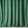 Zasłona zielona z miękkiego welwetu 140x250 cm taśma - SUZANA