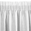 Firana biała o strukturze drobnego deszczyku 140x270 cm taśma SONIA