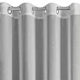 Firana szara z efektem deszczyku półprzezroczysta, matowa 140x250 cm przelotka ANGELA