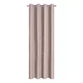 Zasłona różowa z tkaniny welurowej 320x270 cm przelotka - Dora