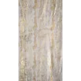 Zasłona welwetowa kremowo, szampańska z przecieranym nadrukiem 135x250 cm przelotka - SOFI