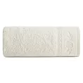Ręcznik do rąk 30x50 cm bawełniany kolor kremowy z koronką oraz subtelnym haftem 500 g/m2 SISI
