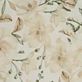 Pościel 160x200 cm bawełniana kolor beżowy, kremowy w kwiaty SONIA 32