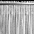 Zasłona biała  z moherowej tkaniny 140x270 cm taśma - AGIS
