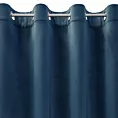 Zasłona welwetowa granatowa 140x250 cm przelotka - ROSA - Design 91