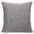 Poszewka na poduszkę 40x40 cm welwetowa jasnoszara z efektem cieniowania MARSALA