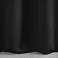 Zasłona czarna z tkaniny typu dimout 140x250 cm przelotka - NERISA