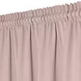 Zasłona różowa z tkaniny welurowej 560x240 cm tunel Dora