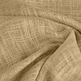 Zasłona szyta na taśmie 8 cm beżowa o naturalnym, luźnym splocie w stylu eko