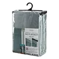 Zasłona srebrna z welwetowej tkaniny 80x270 cm (wymiar podany na gotowo) system flex - MELANIE