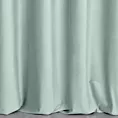 Zasłona szyta na taśmie 5 cm jasnomiętowa z miękkiej półmatowej tkaniny welwetowej