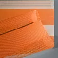 Roleta Mini Dzień - Noc pomarańczowa z tkaniny roletowej w gładkie pasy