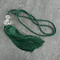 Dekoracyjny sznur do zasłon IZA upinacz z chwostem z kryształem