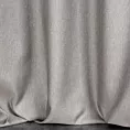 Zasłona szyta na taśmie 5 cm srebrna z tkaniny z dodatkiem połyskującej nici, z widocznym ozdobnym splotem