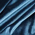 Poszewka szyta SAFARI niebieska z miękkiej welwetowej tkaniny z połyskiem