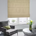Roleta rzymska DORA - HIT beżowa z miękkiej tkaniny o welurowej strukturze