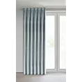 Zasłona srebrna z welwetowej tkaniny 80x270 cm (wymiar podany na gotowo) system flex - MELANIE