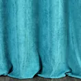 Zasłona turkusowa o strukturze sztruksu 140x250 przelotka JULIE