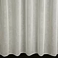 Firana szyta na przelotkach kremowa z miękkiej, matowej tkaniny nie wymagającej prasowania, z efektem kreszowania