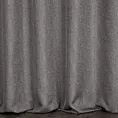 Zasłona szyta na taśmie 5 cm stalowo szara z miękkiej tkaniny z efektem melanżu
