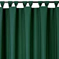 Zasłona ciemnozielona z wodoodpornej tkaniny idealna do ogrodu i na taras 155x240 cm szelki/rzep - GARDEN