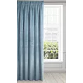Zasłona niebieska z ekskluzywnego aksamitnego welwetu 290 g/m2 140x270 cm taśma - RIA - Diva Line