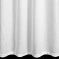 Zasłona biało, srebrzysta z dodatkiem błyszczącej nici 140x250 cm przelotka - ESSI