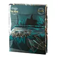 Pościel 220x200 cm bawełniana, makosatyna kolor czarny ciemnoturkusowy z nowoczesnym wzorem Eurofirany Premium