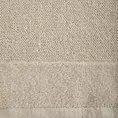 Ręcznik kąpielowy 50x90 cm bawełniany kolor beżowy zdobiony welwetową bordiurą  500 g/m2 FERO