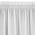 Firana biała z akcentem drobnego deszczyku 140x270 cm taśma RAIN