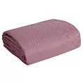 Narzuta różowa 170x210 cm z patchworkowym motywem wytłaczanym techniką hot press BONI 5 Design 91