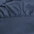 Prześcieradło jersey z gumką 220x200 cm z bawełny kolor granatowy 125 g/m2 Design 91