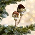 Ozdoba choinkowa GRZYBEK z welwetu