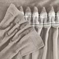 Zasłona beżowa z tkaniny welurowej 560x220 cm taśma - Dora