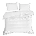 Pościel 220x200 cm gładka z satyny bawełnianej kolor biały DINA Diva Line