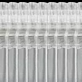 Komplet 2 szt. firan białych z drobnej siateczki zdobionych subtelnym haftem 140x270 cm taśma - LETI