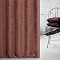 Tkanina zasłonowa miękka, szenilowa, o strukturalnym splocie i delikatnym połysku